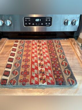 Vintage Pottery Barn Tribal Kilim Pillow Cover, 18”